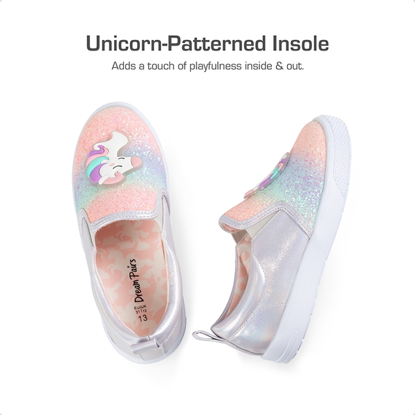 Toddler Little Girls Slip On Sneakers DREAM PAIRS
